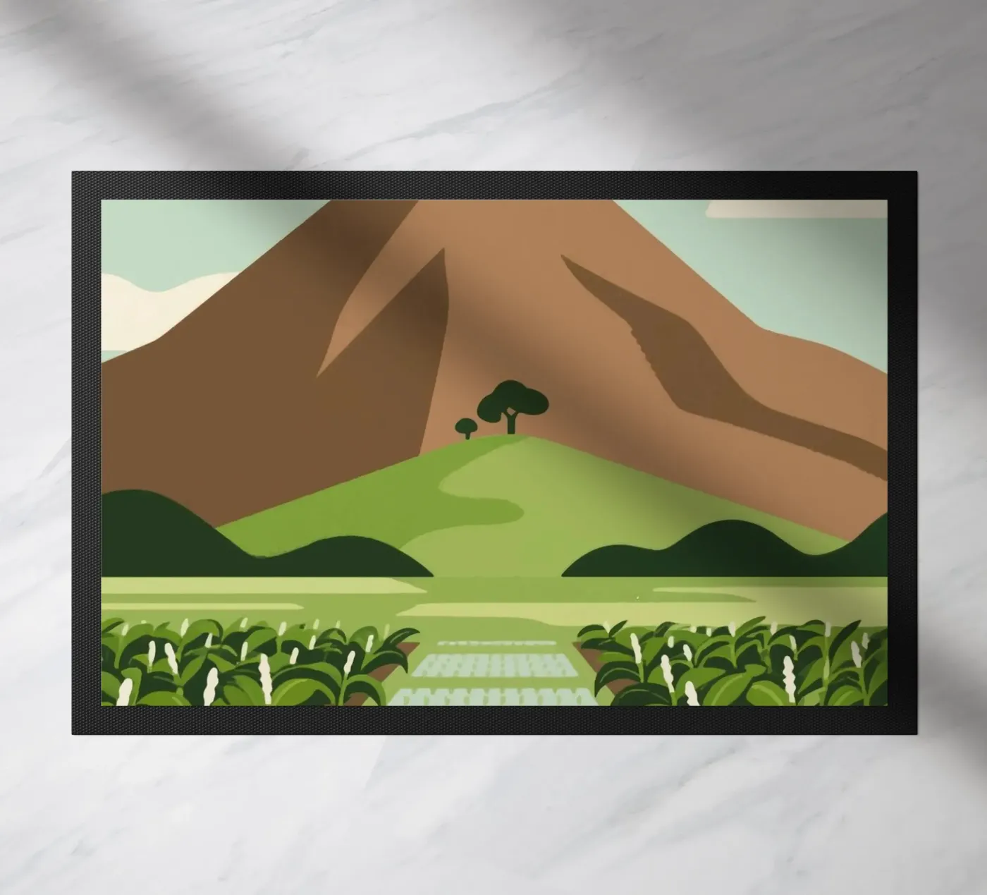 Landscape doormat by knowledge