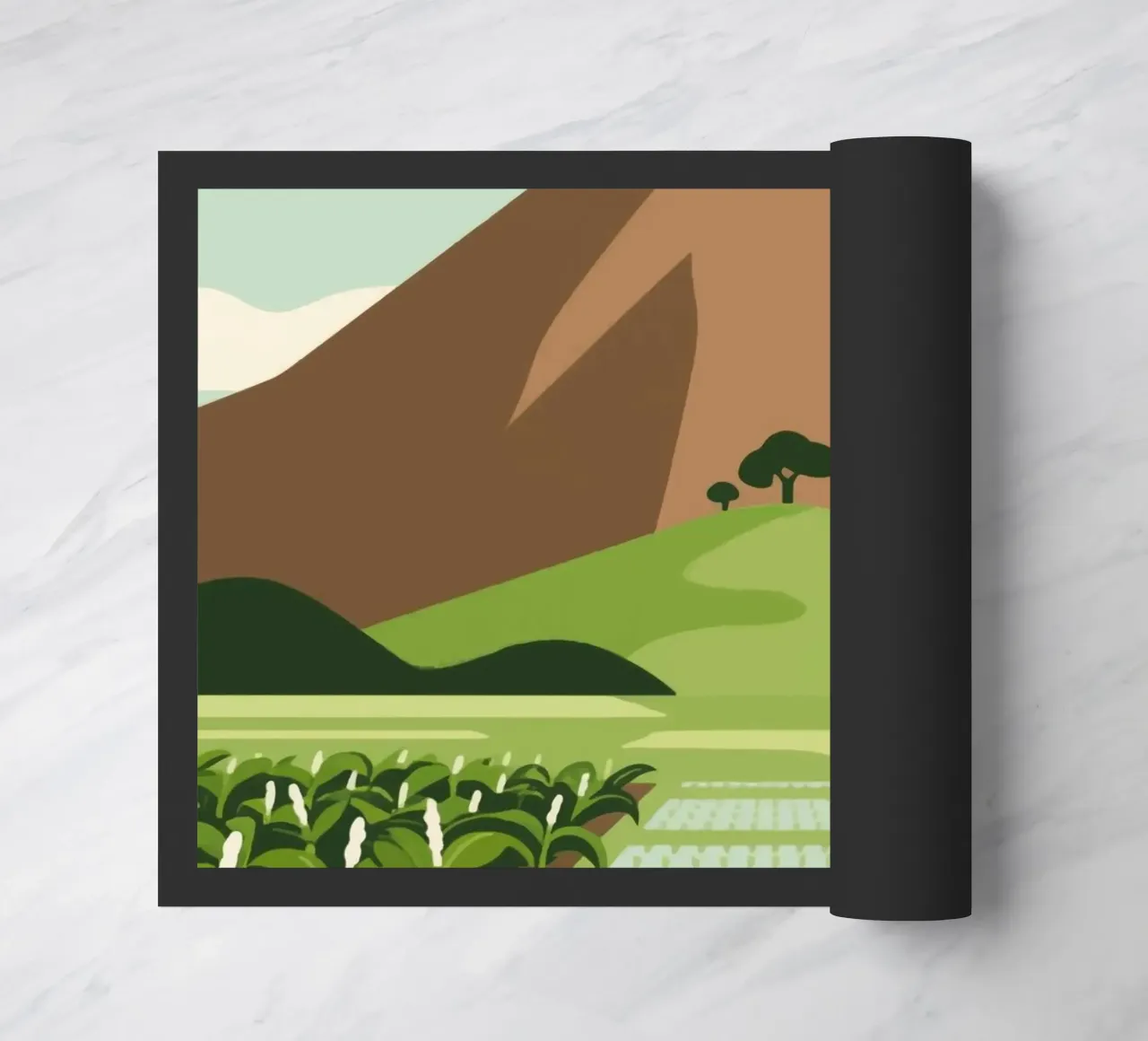 Landscape doormat by knowledge