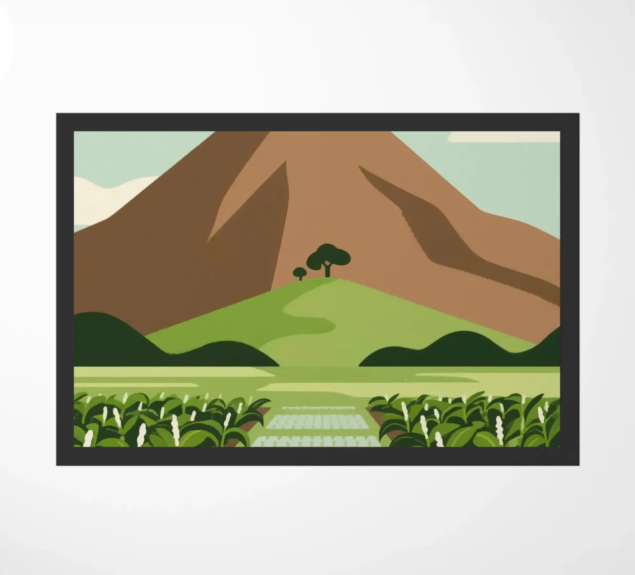 Landscape doormat by knowledge