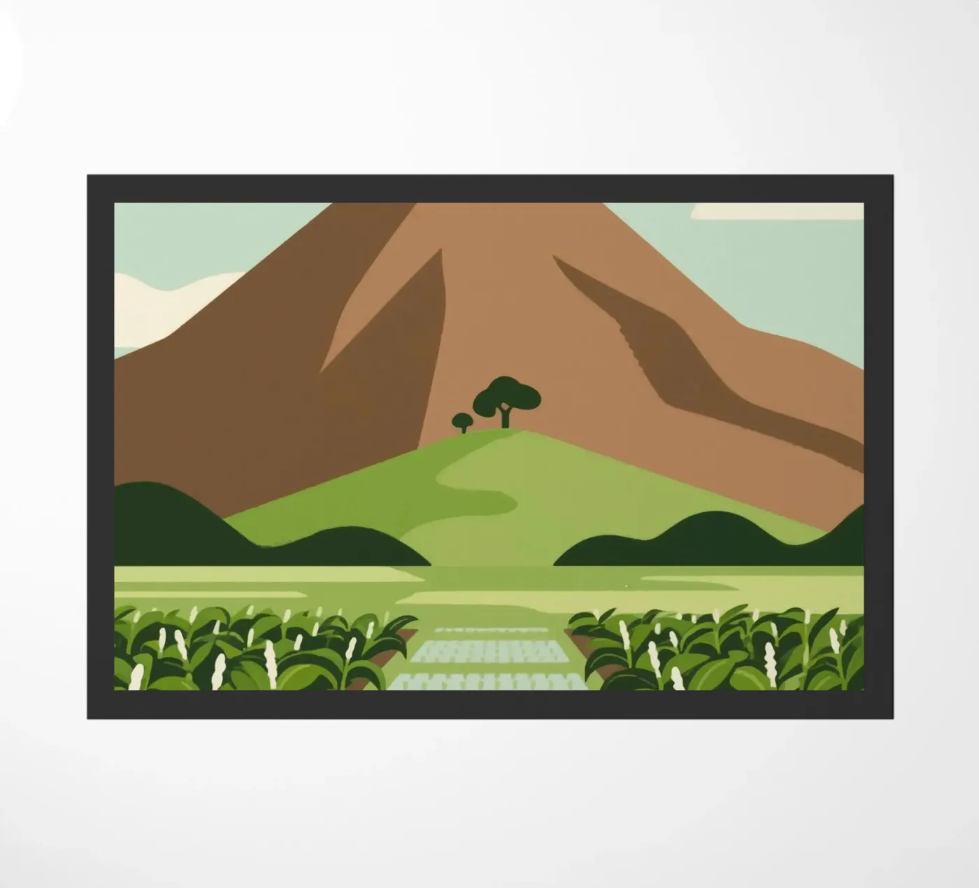 Landscape doormat by knowledge
