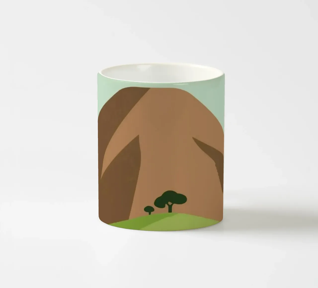 Paesaggio tazza in ceramica da knowledge