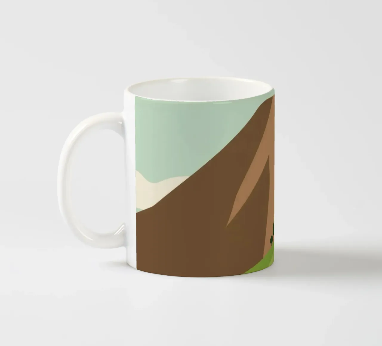Paesaggio tazza in ceramica da knowledge