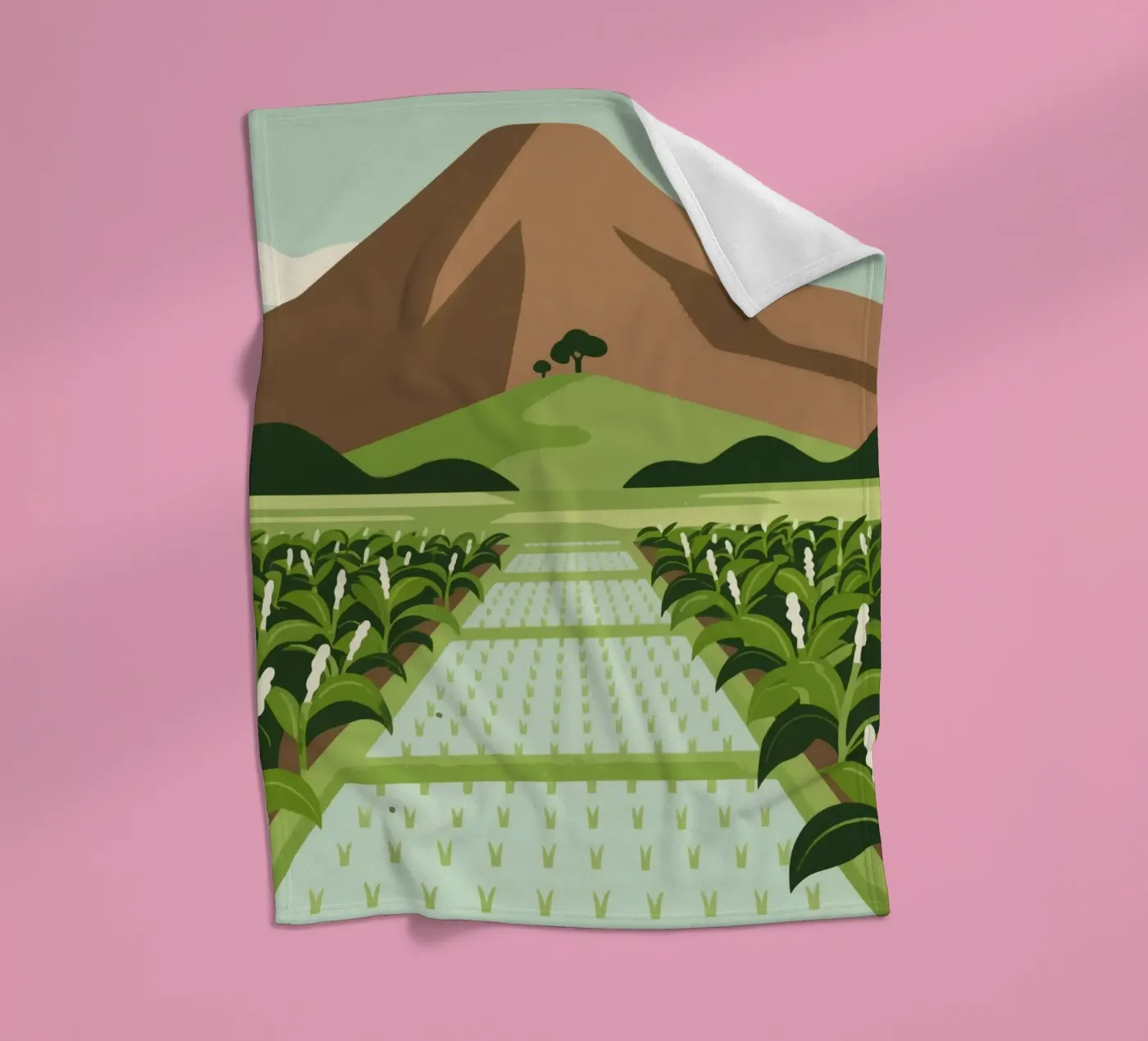 Landschap fleecedeken van knowledge