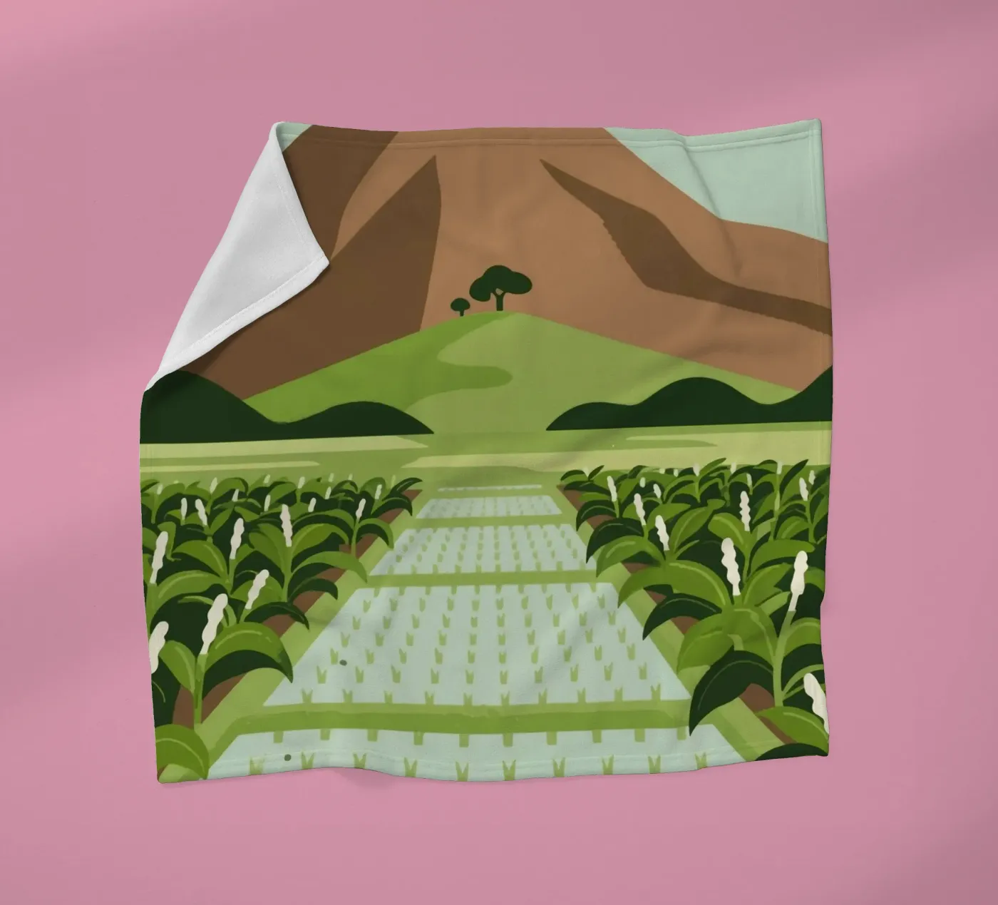 Landschap fleecedeken van knowledge