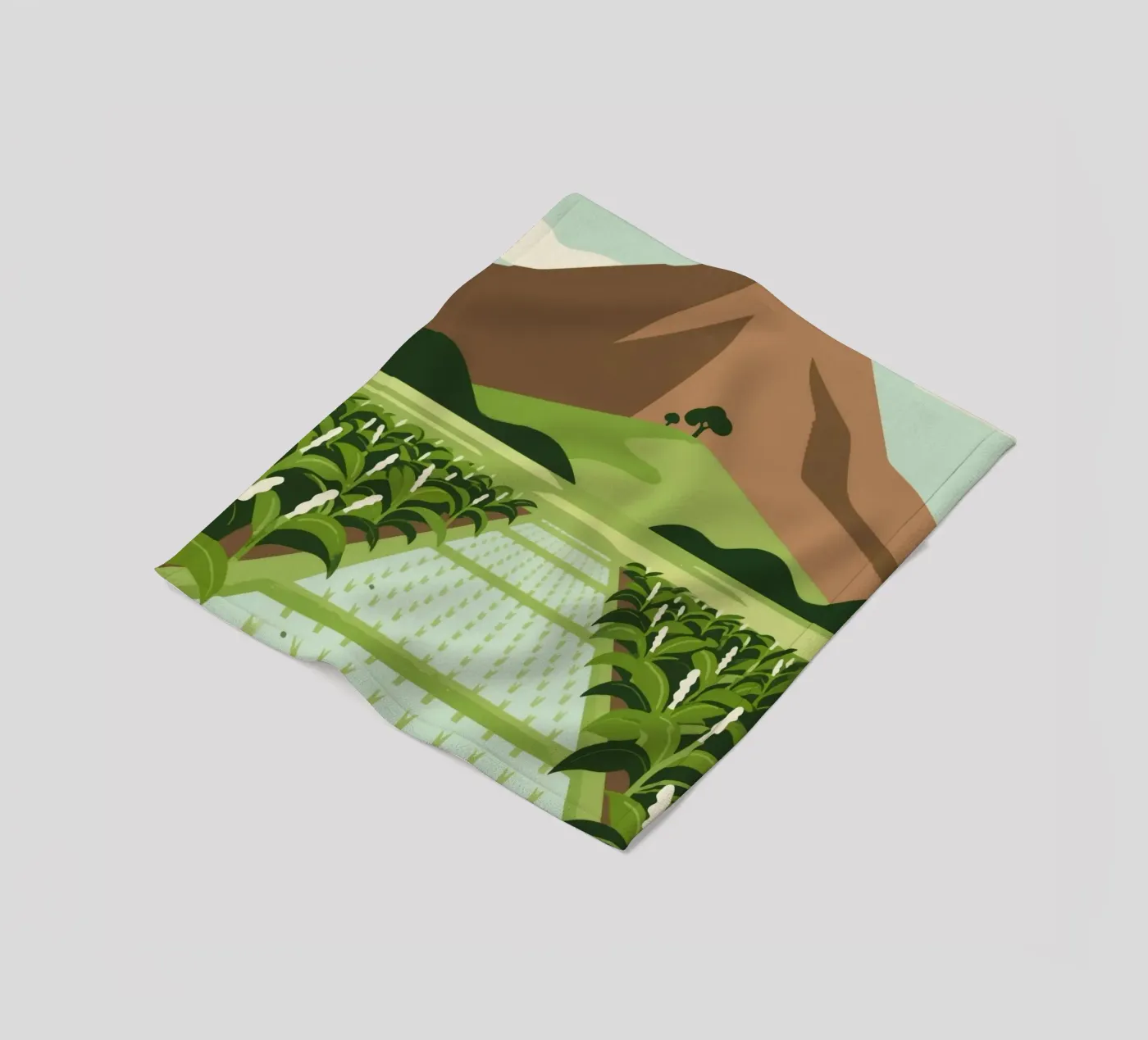 Landschap fleecedeken van knowledge