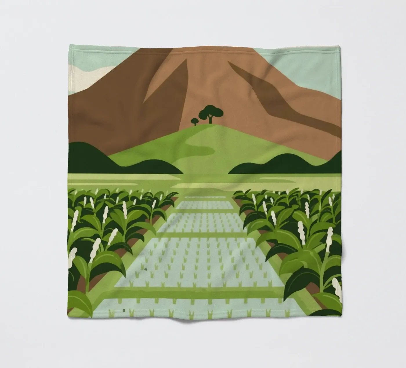 Landschap fleecedeken van knowledge