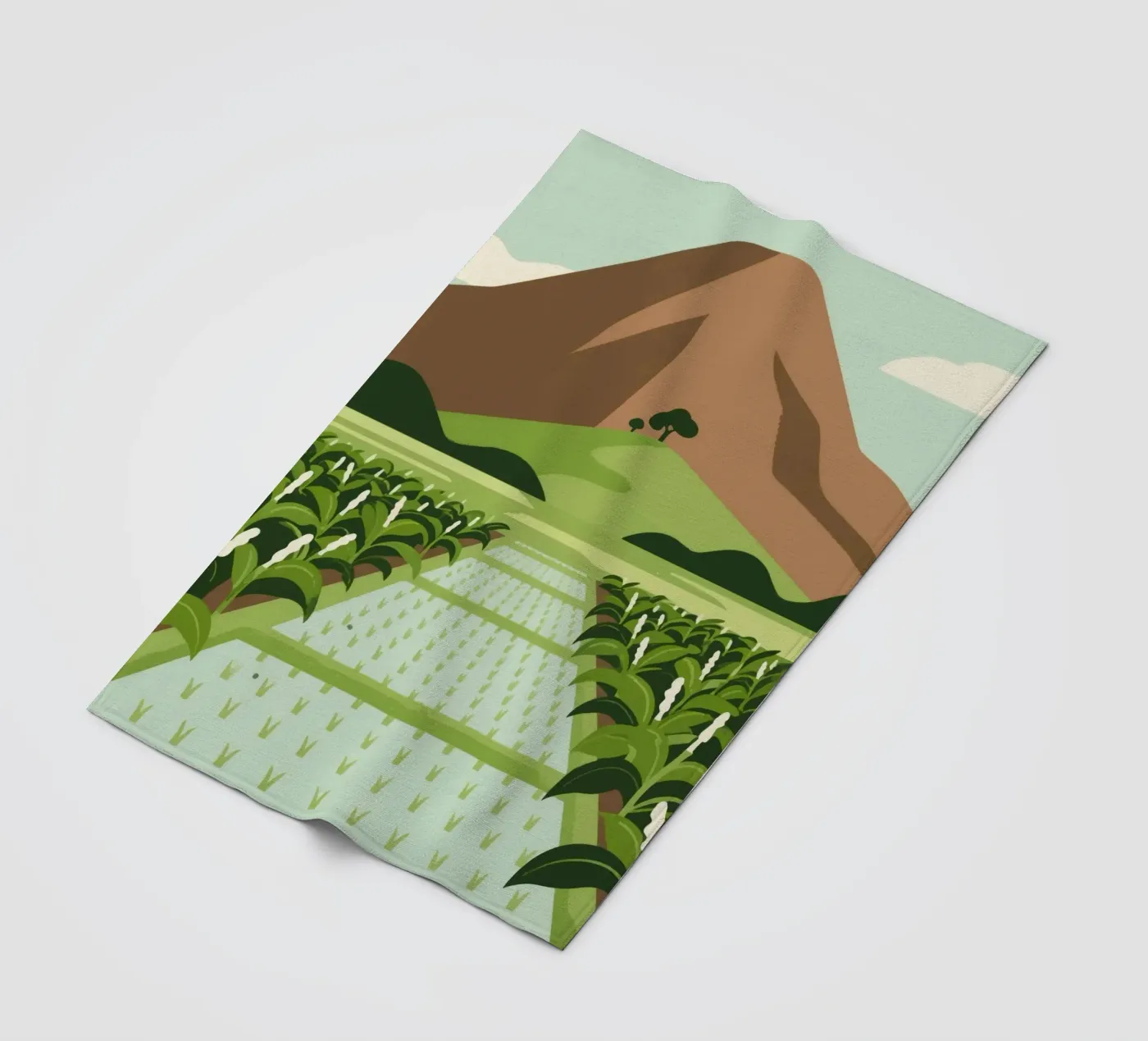 Landschap fleecedeken van knowledge