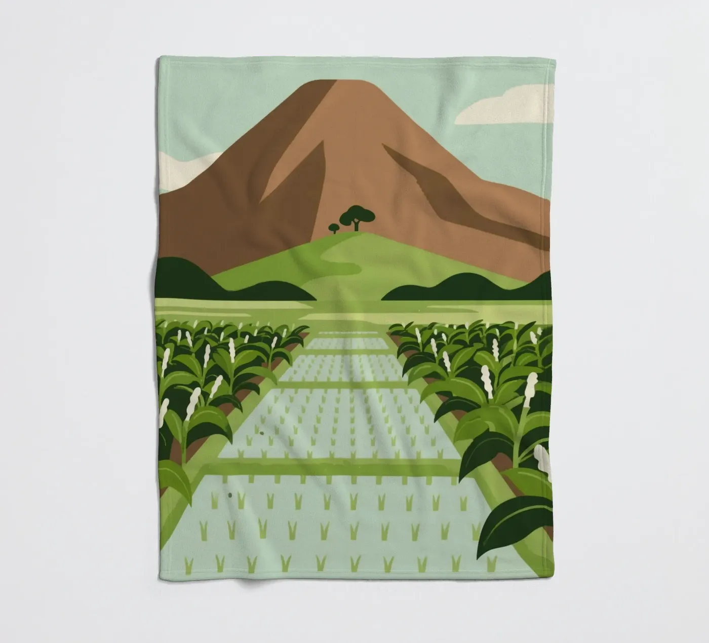 Landschap fleecedeken van knowledge