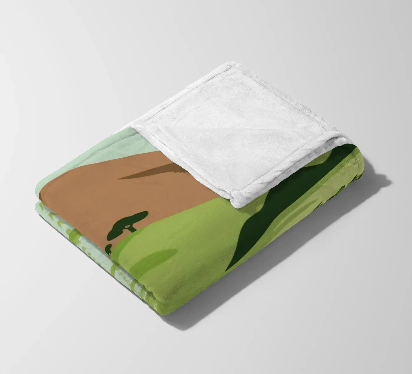 Landschap fleecedeken van knowledge