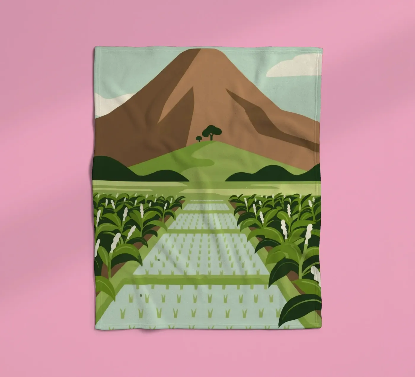 Landschap fleecedeken van knowledge