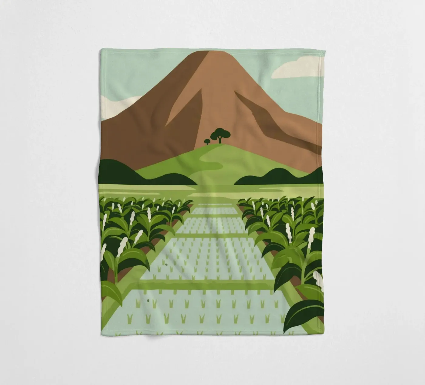 Landschap fleecedeken van knowledge