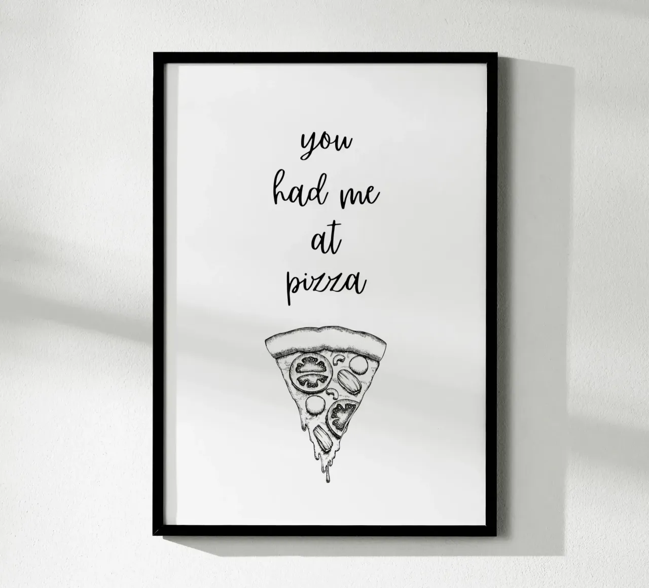 you had me at pizza carta hahnemühle da PinkCandyWalls