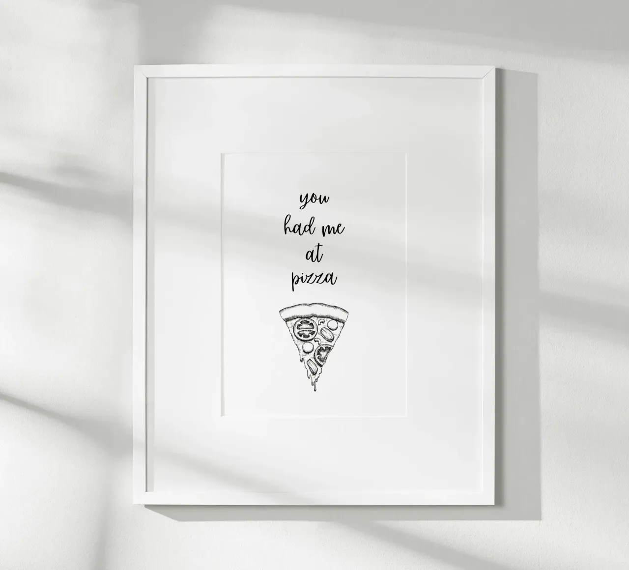 you had me at pizza carta hahnemühle da PinkCandyWalls