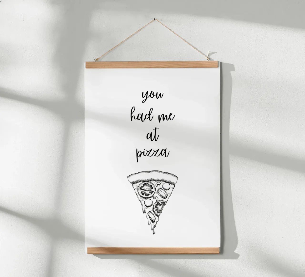 you had me at pizza carta hahnemühle da PinkCandyWalls