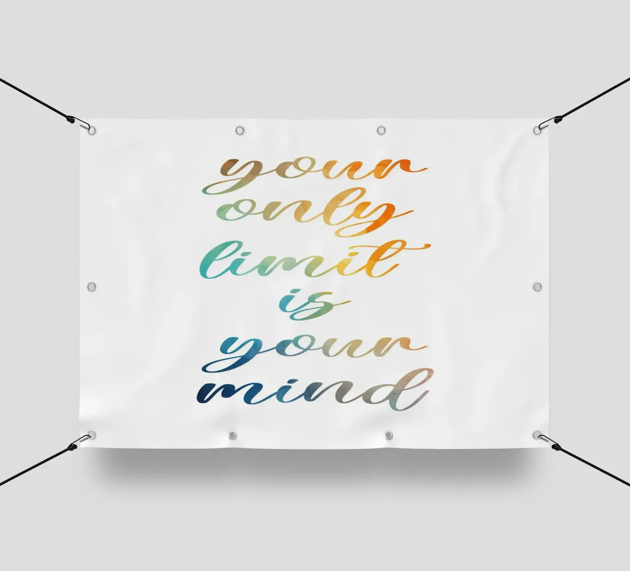 Your only limit telo in pvc da PinkCandyWalls