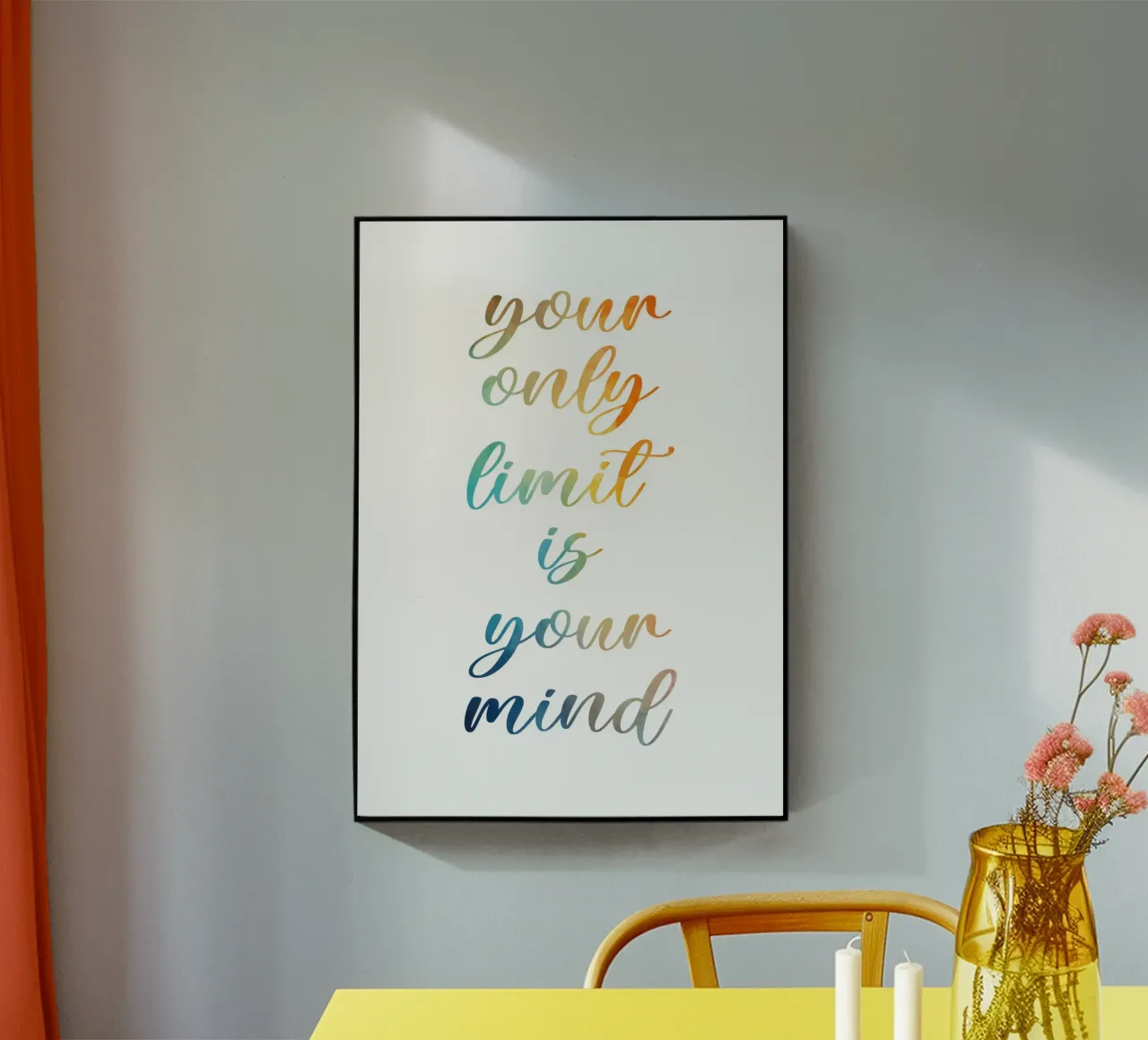 Your only limit plexiglass da PinkCandyWalls