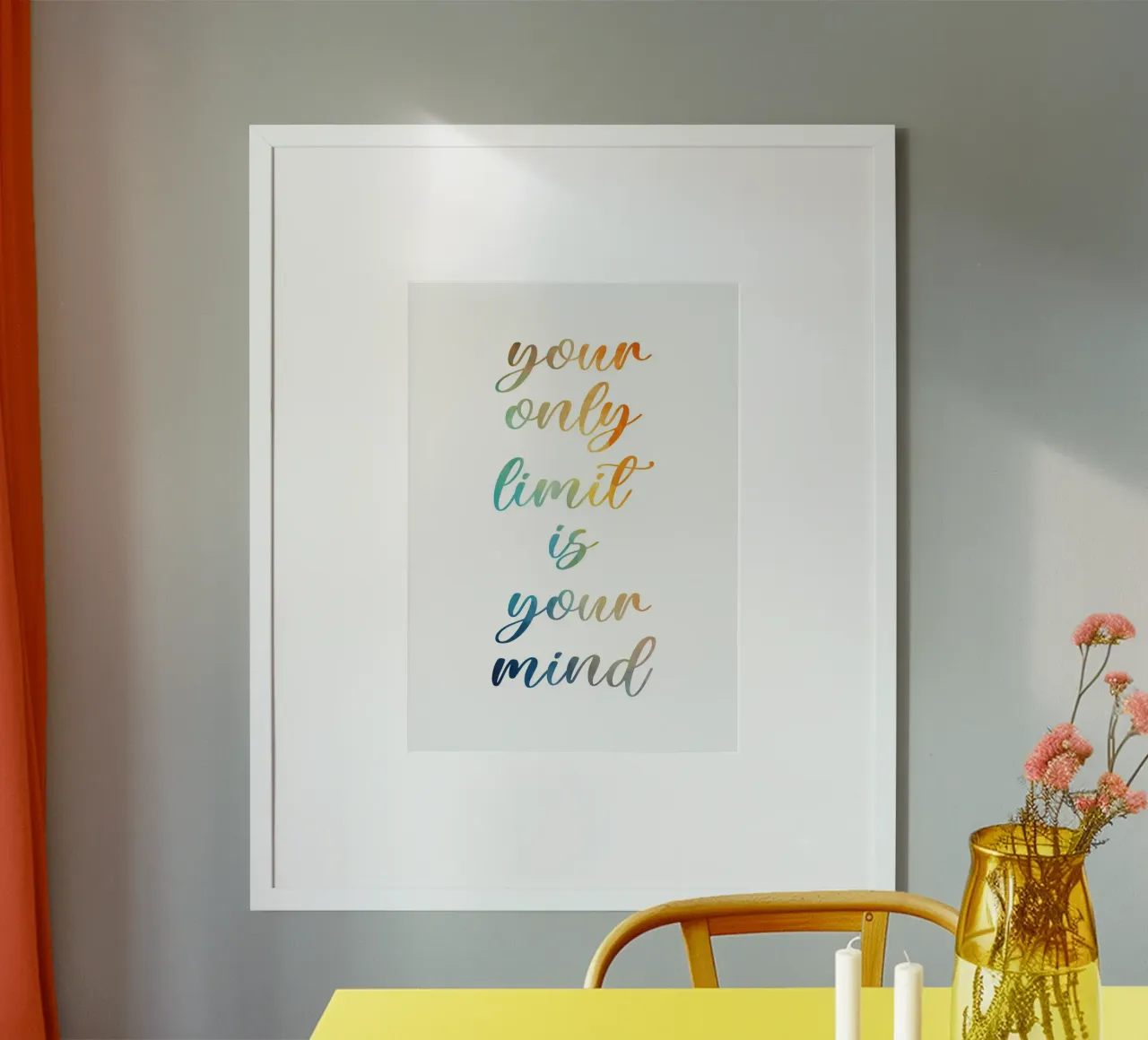 Your only limit poster da PinkCandyWalls