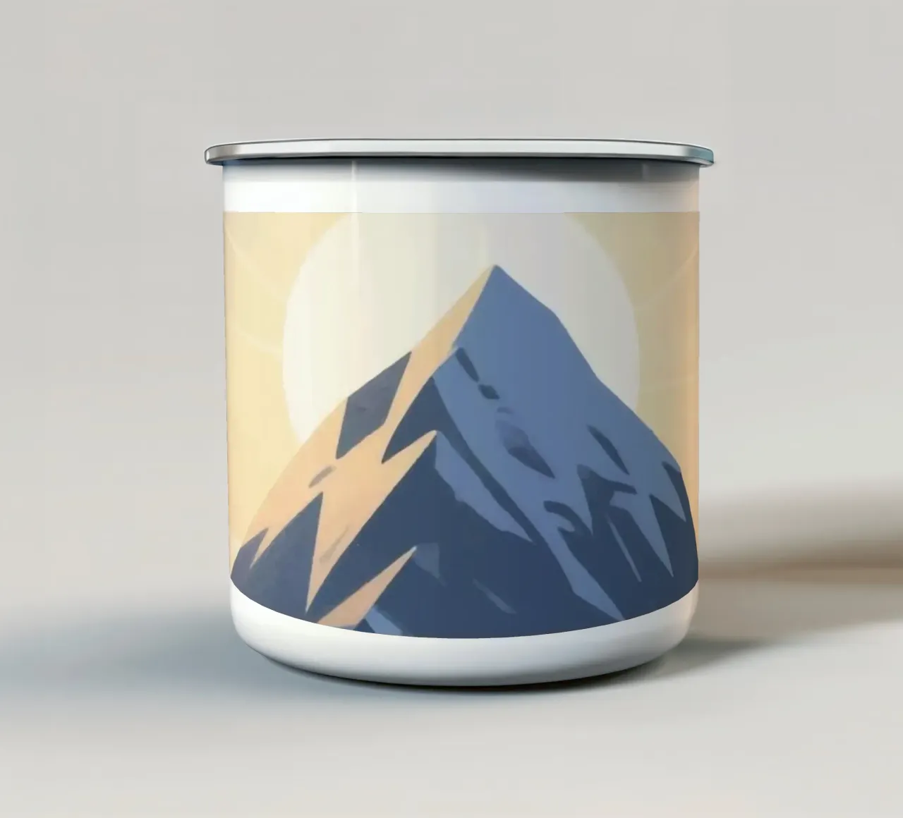 Vertice Top tazza in smalto da knowledge