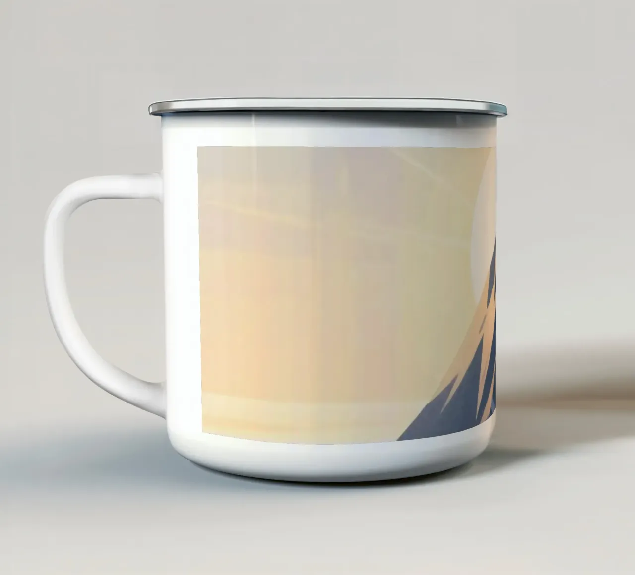 Vertice Top tazza in smalto da knowledge