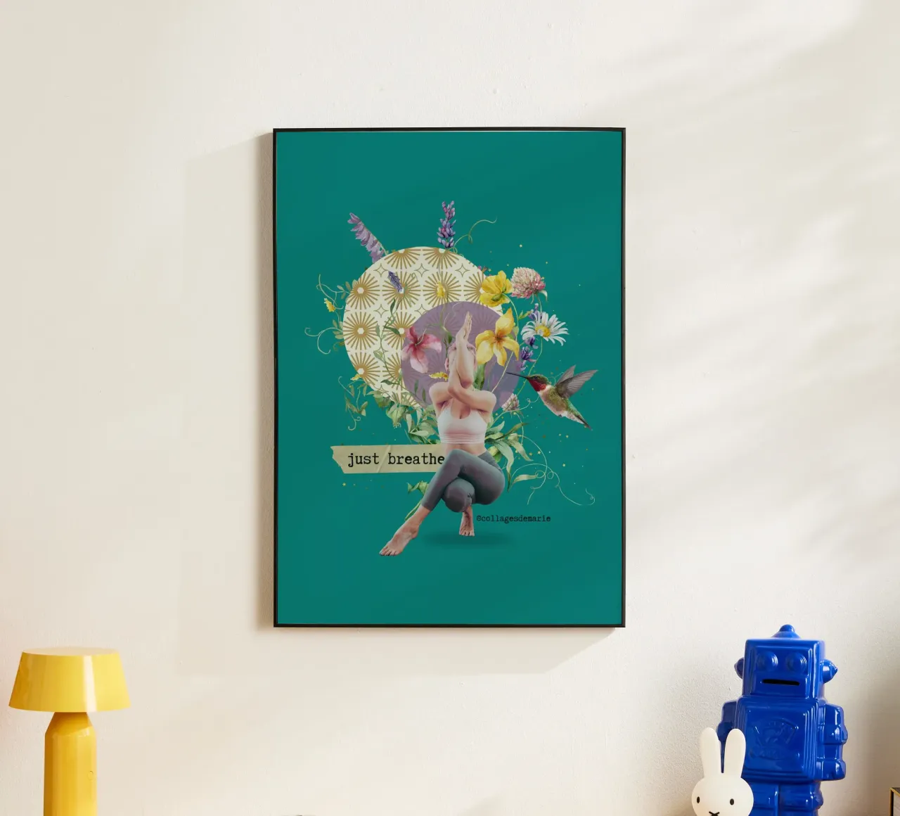Just breathe alluminio dibond da collagesdemarie