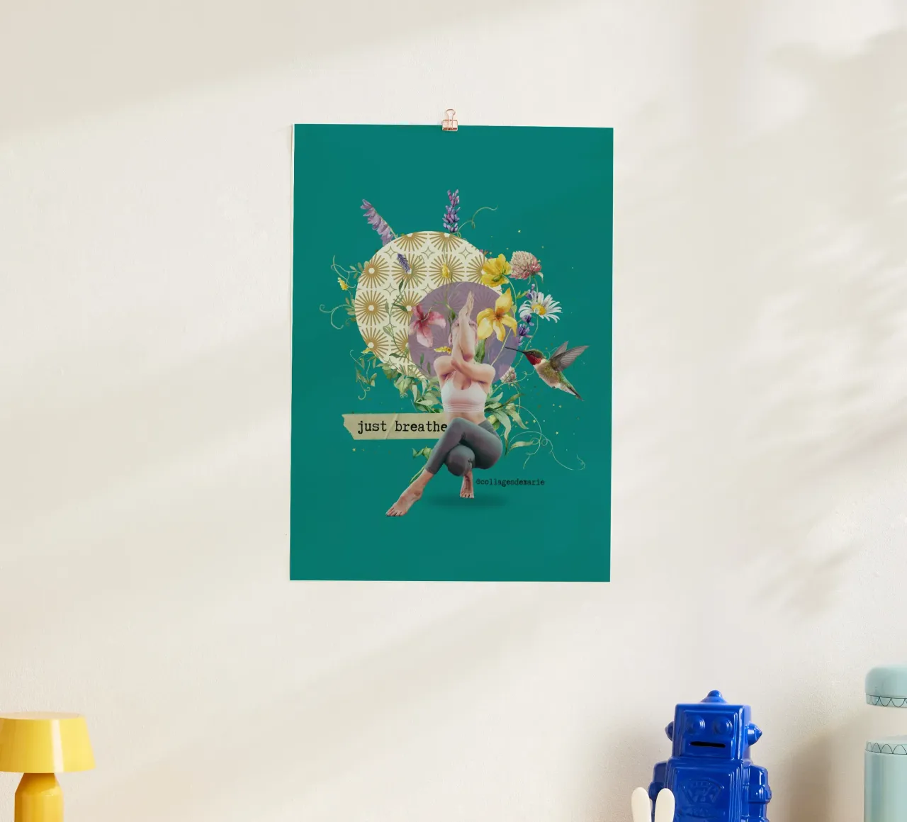Just breathe poster da collagesdemarie