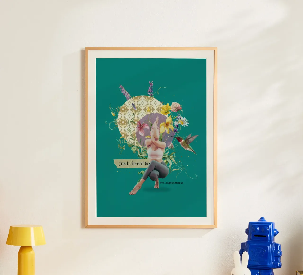 Just breathe poster da collagesdemarie
