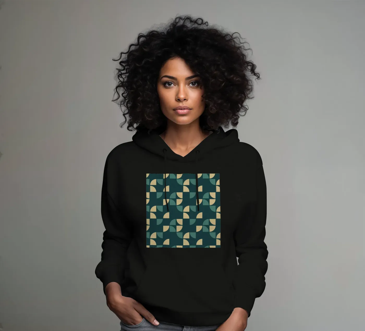 Geometric Pattern hoodie by Kim Hubball Studio