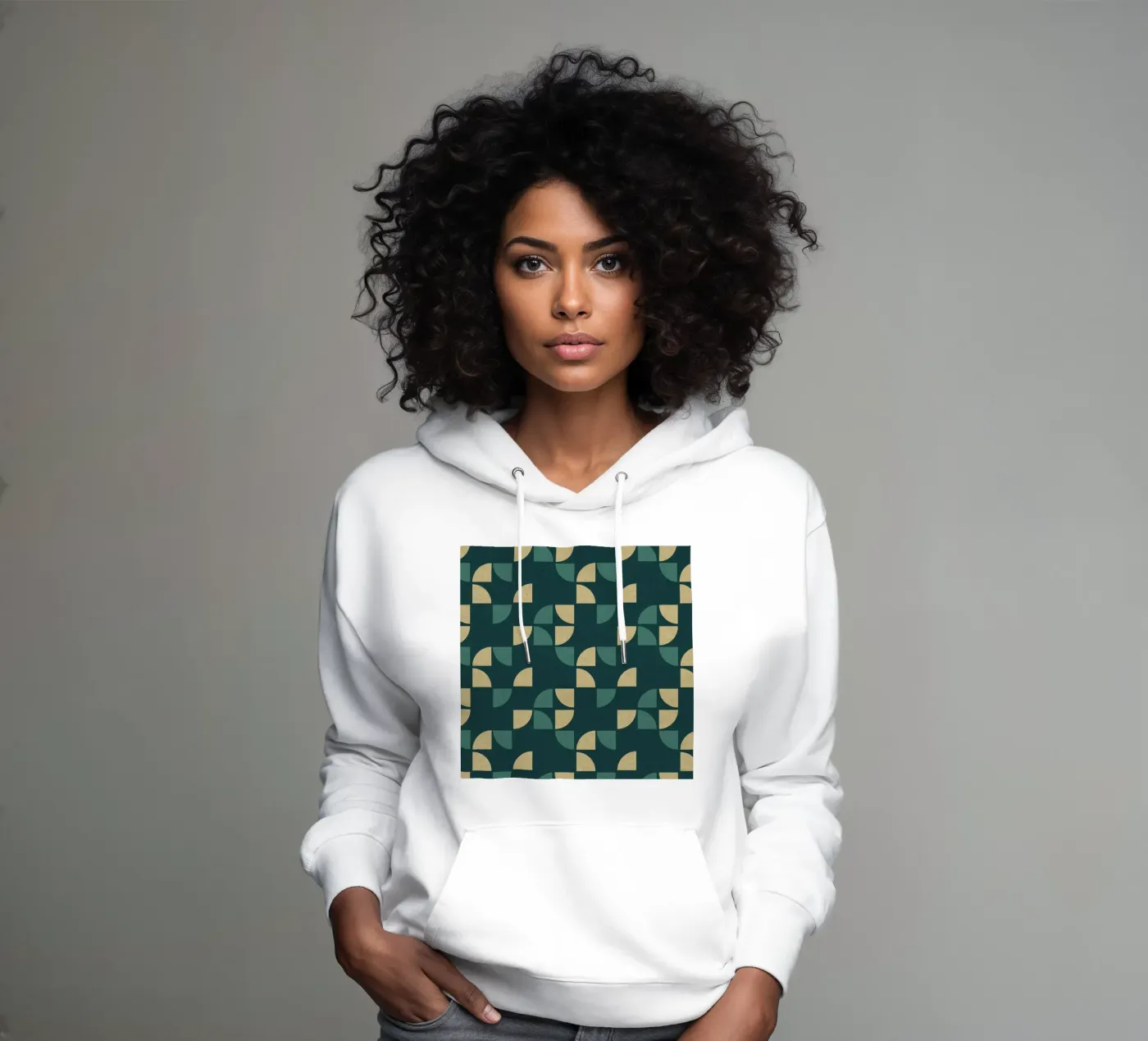 Geometric Pattern hoodie by Kim Hubball Studio