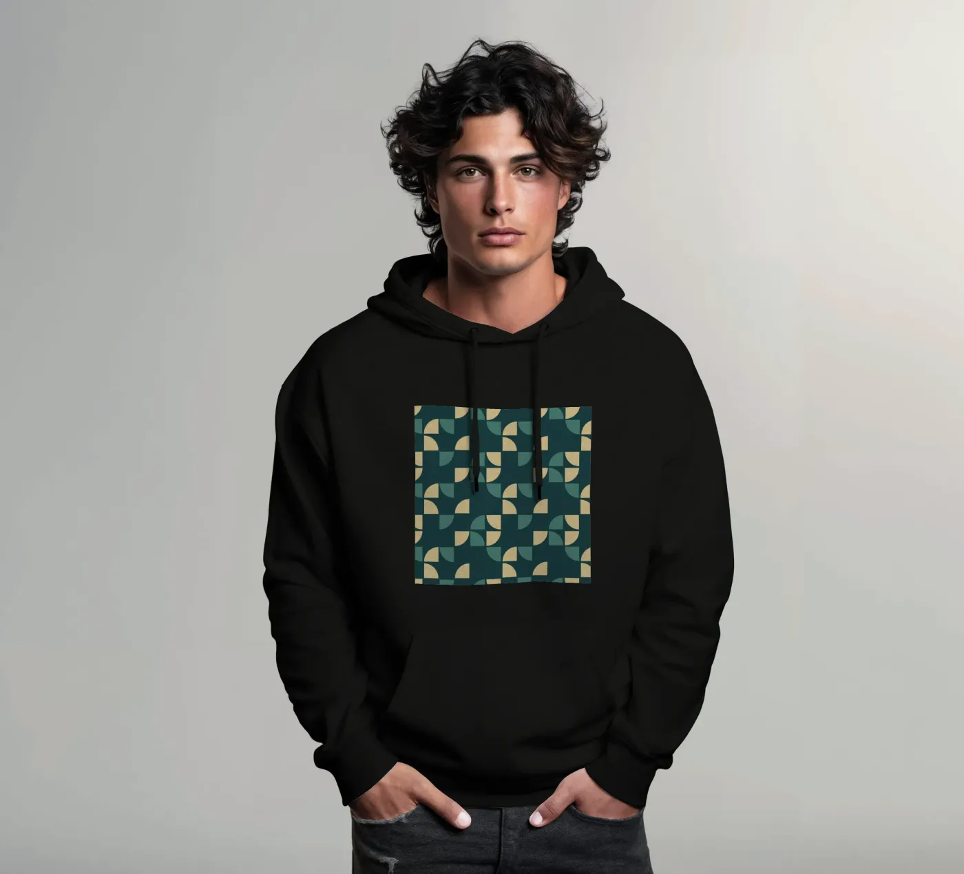 Geometric Pattern hoodie by Kim Hubball Studio