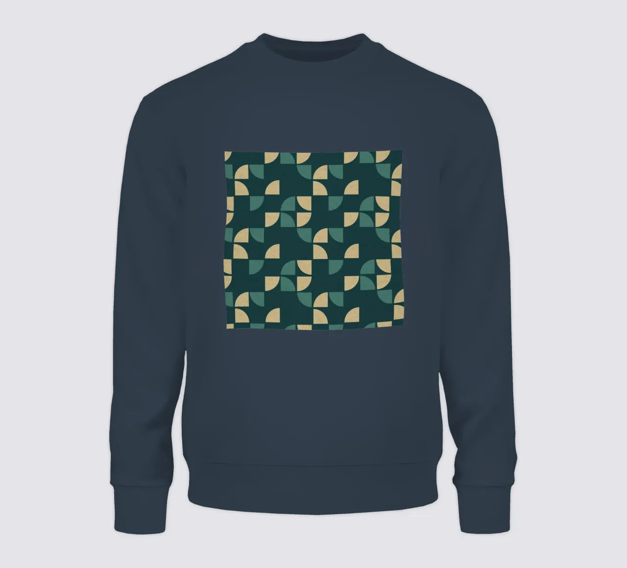 Motivo geometrico felpa da Kim Hubball Studio