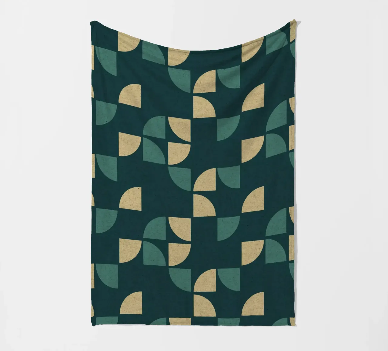 Geometric Pattern Fleecedecke von Kim Hubball Studio