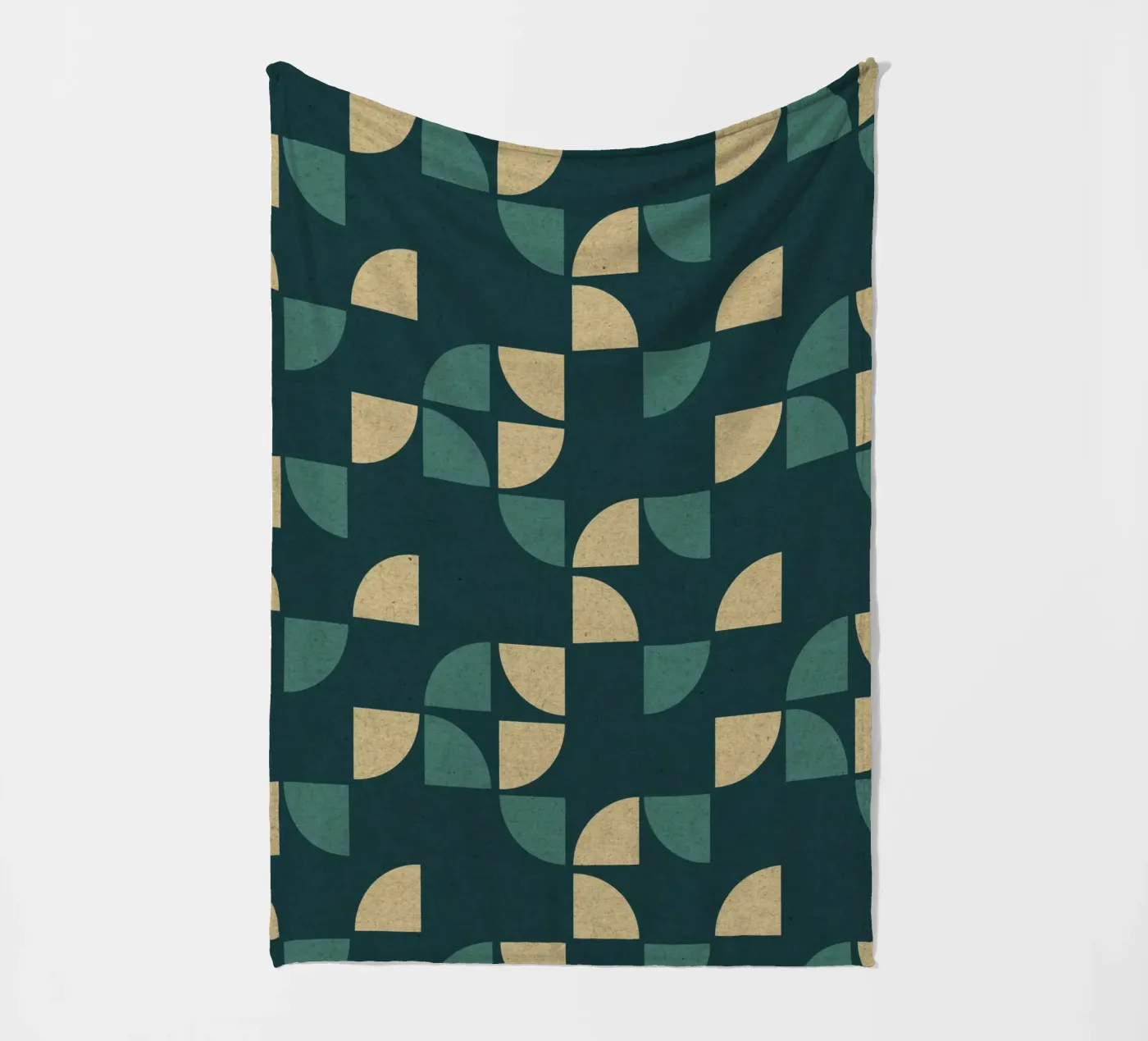 Geometrisches Muster Fleecedecke von Kim Hubball Studio