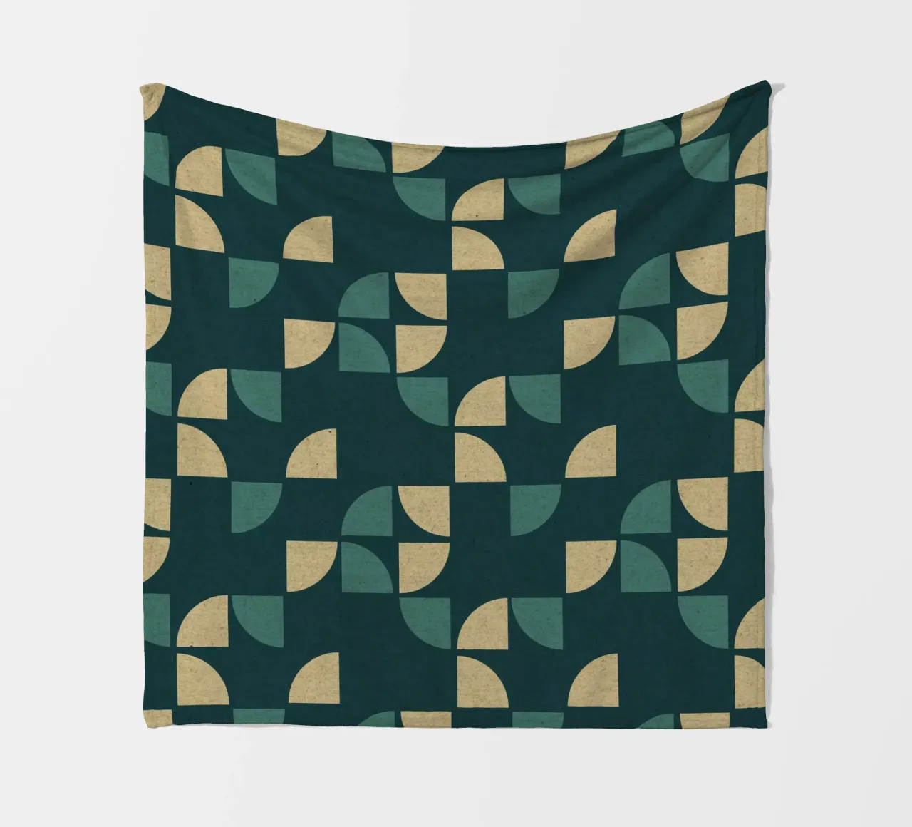 Geometric Pattern Fleecedecke von Kim Hubball Studio