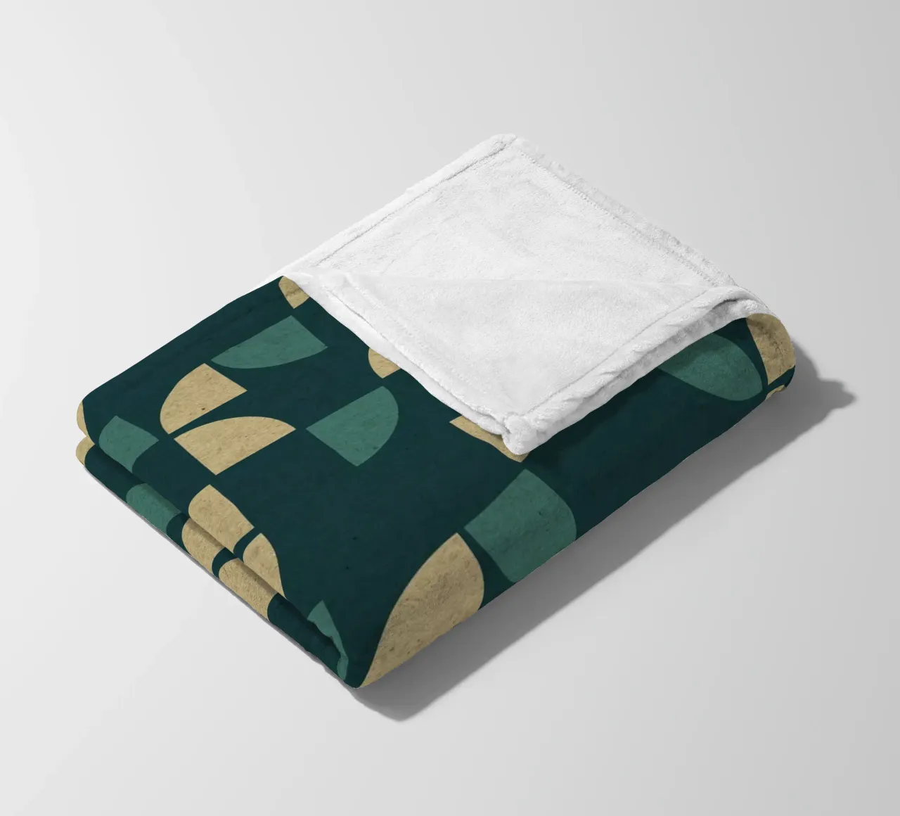 Geometric Pattern Fleecedecke von Kim Hubball Studio