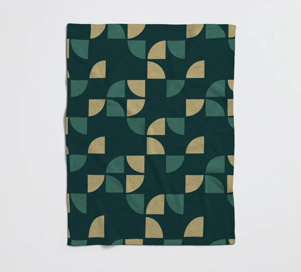 Geometric Pattern Fleecedecke von Kim Hubball Studio