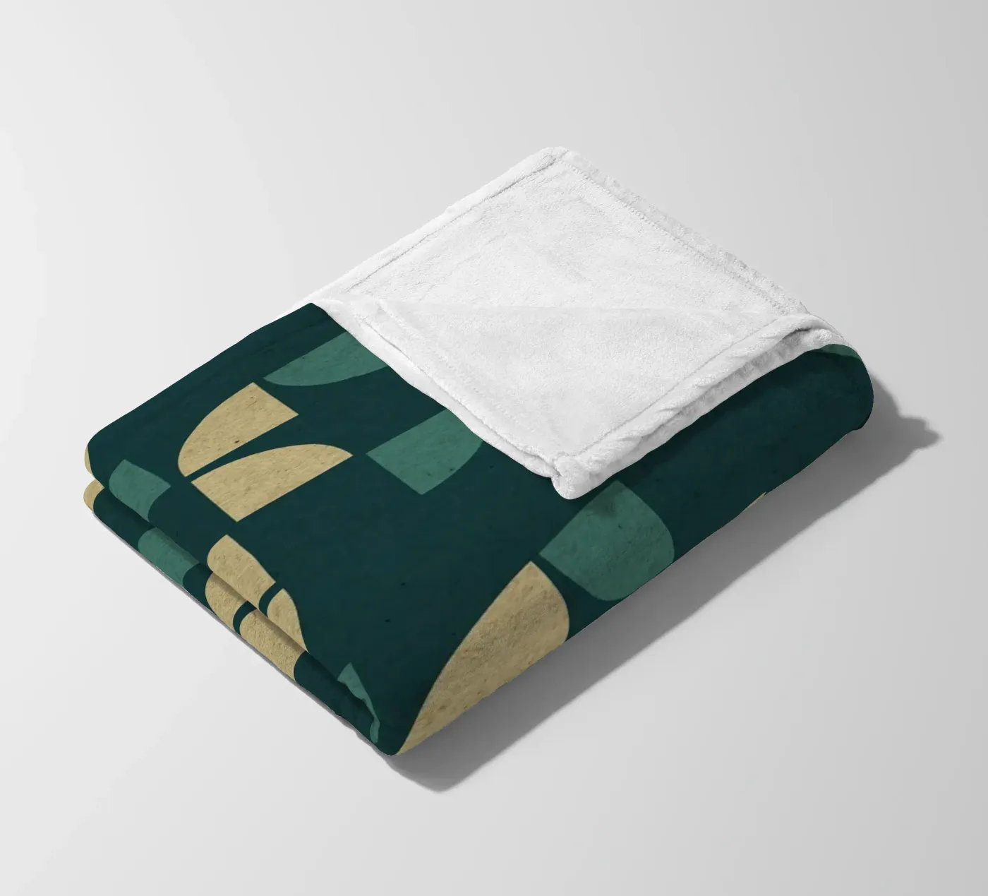 Geometrisches Muster Fleecedecke von Kim Hubball Studio