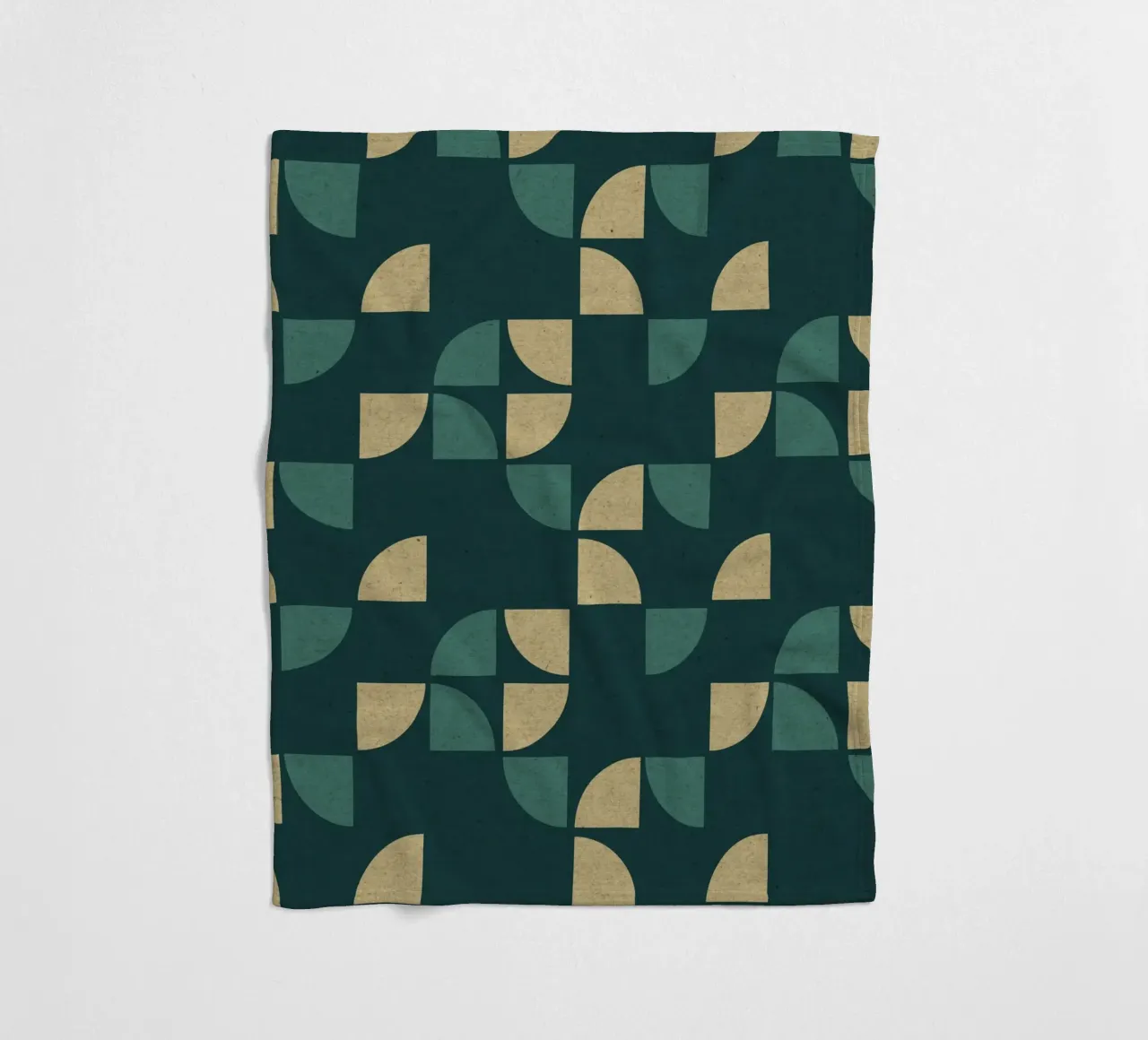 Geometric Pattern Fleecedecke von Kim Hubball Studio