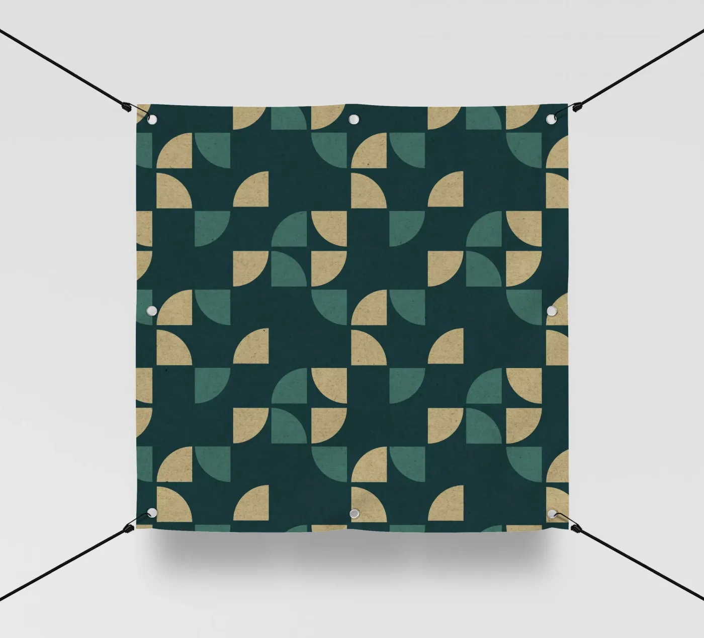 Geometric Pattern pvc cover by Kim Hubball Studio
