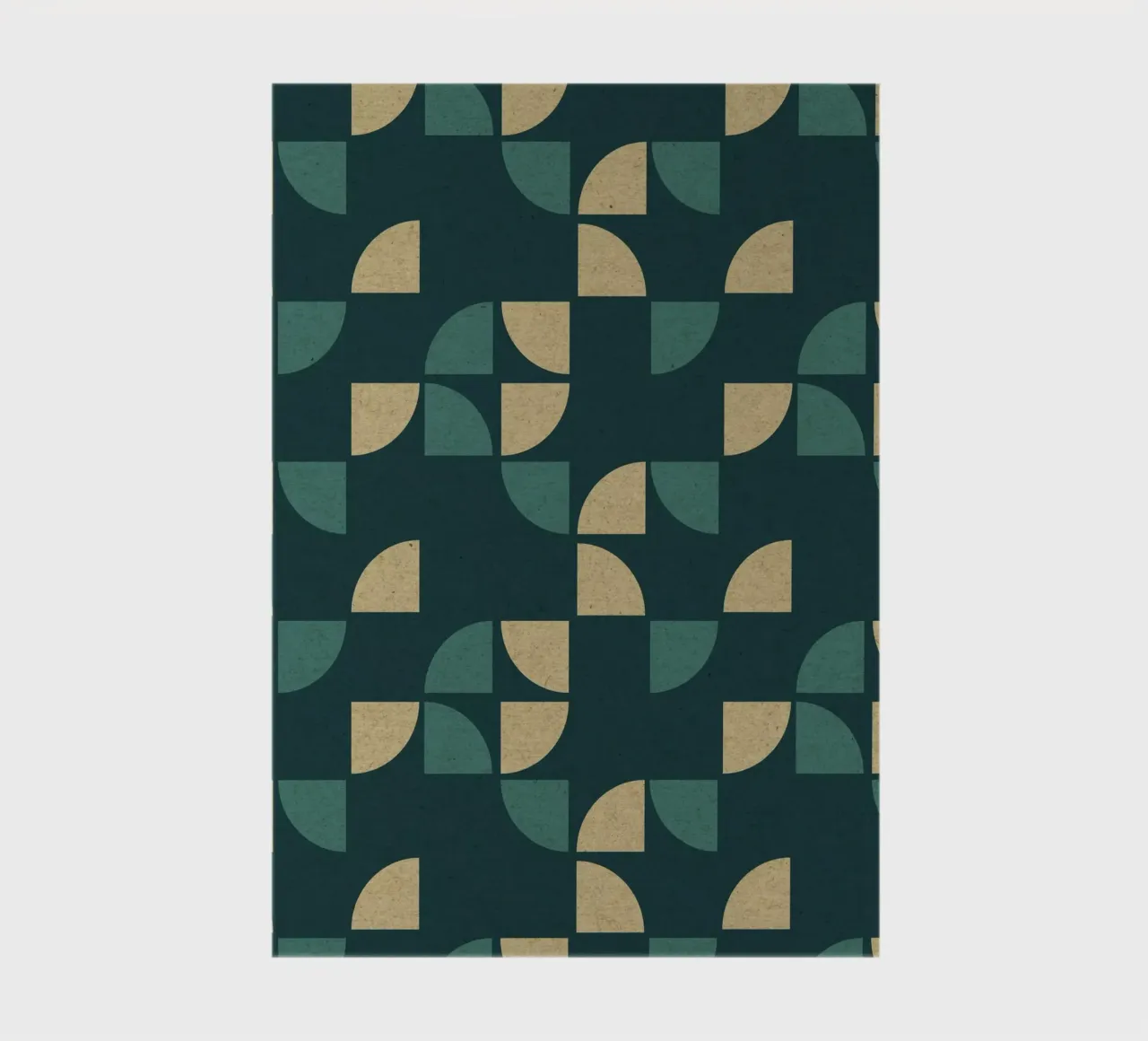 Geometric Pattern notebook by Kim Hubball Studio