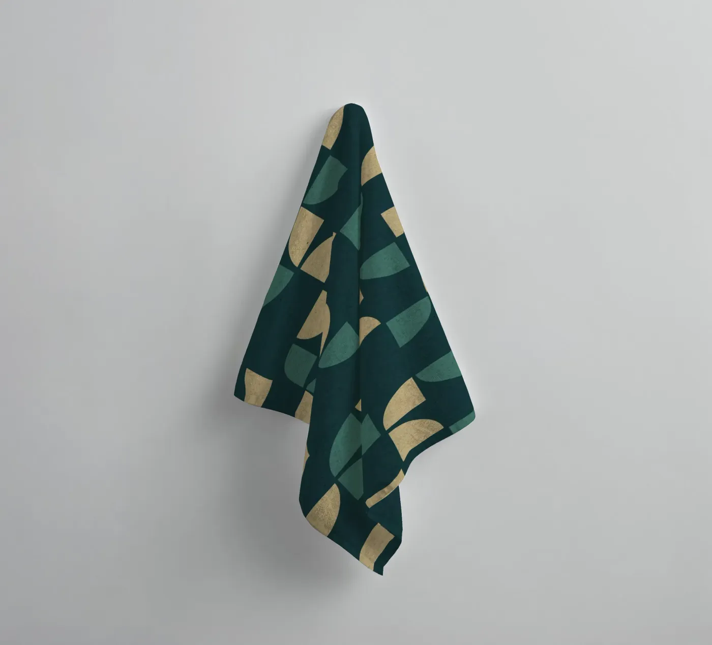 Geometrisch patroon badhanddoek van Kim Hubball Studio