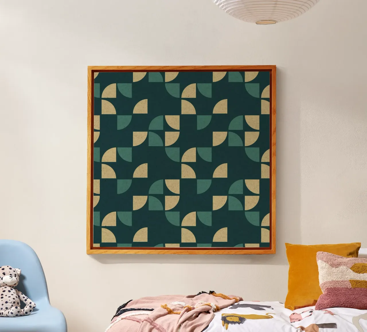 Geometric Pattern plexiglas de Kim Hubball Studio