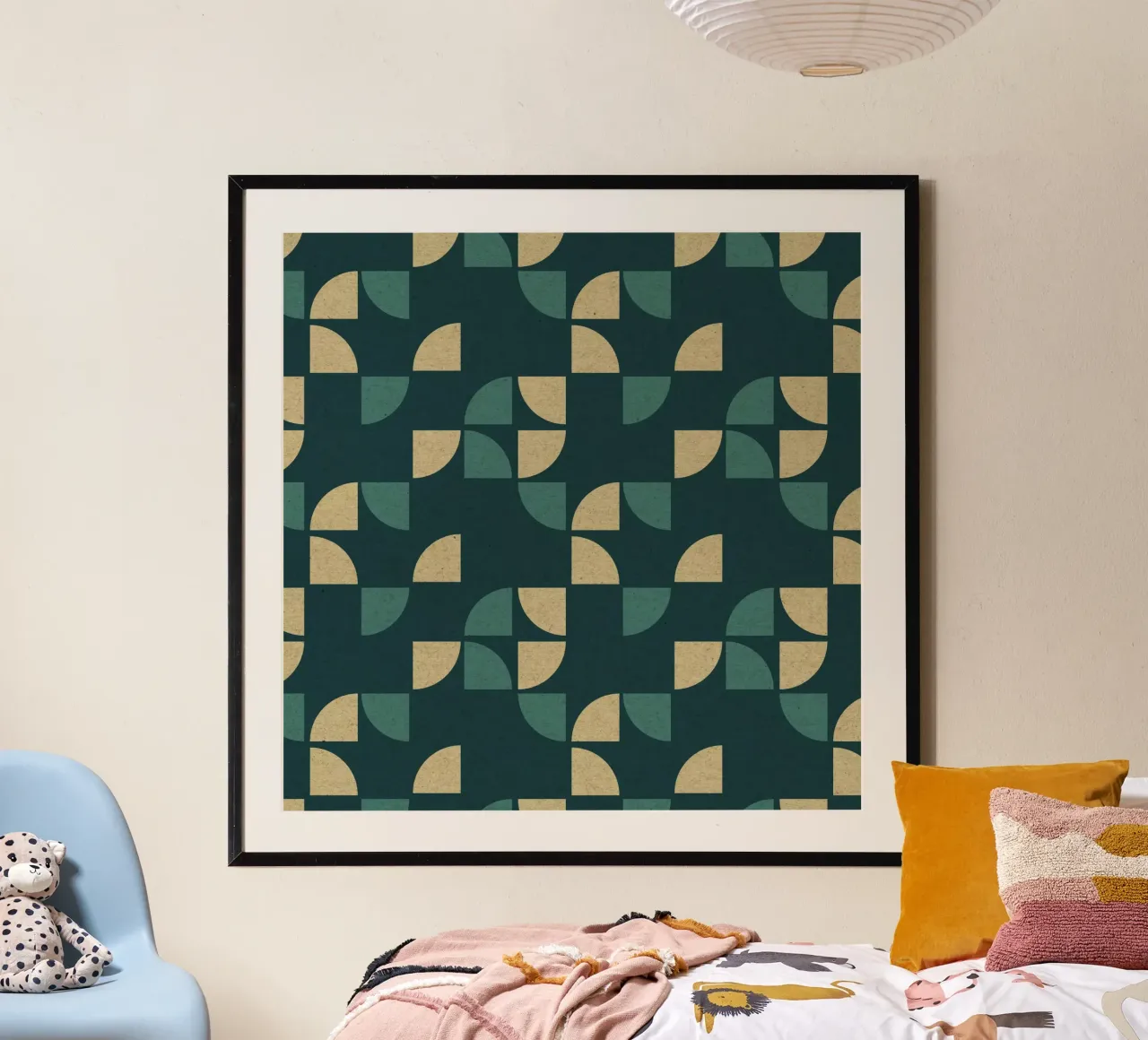 Geometric Pattern poster by Kim Hubball Studio