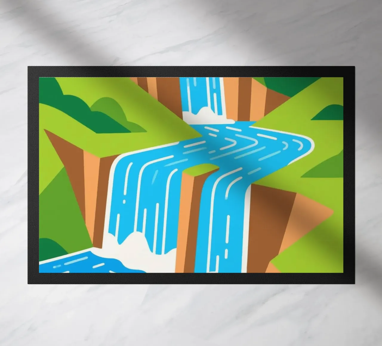 Paesaggio a cascata zerbino da knowledge