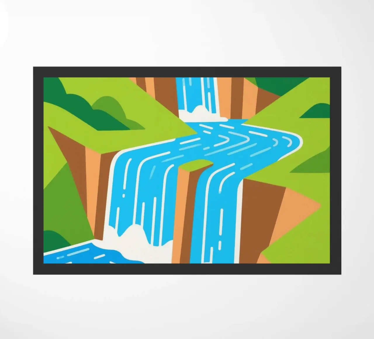 Paesaggio a cascata zerbino da knowledge