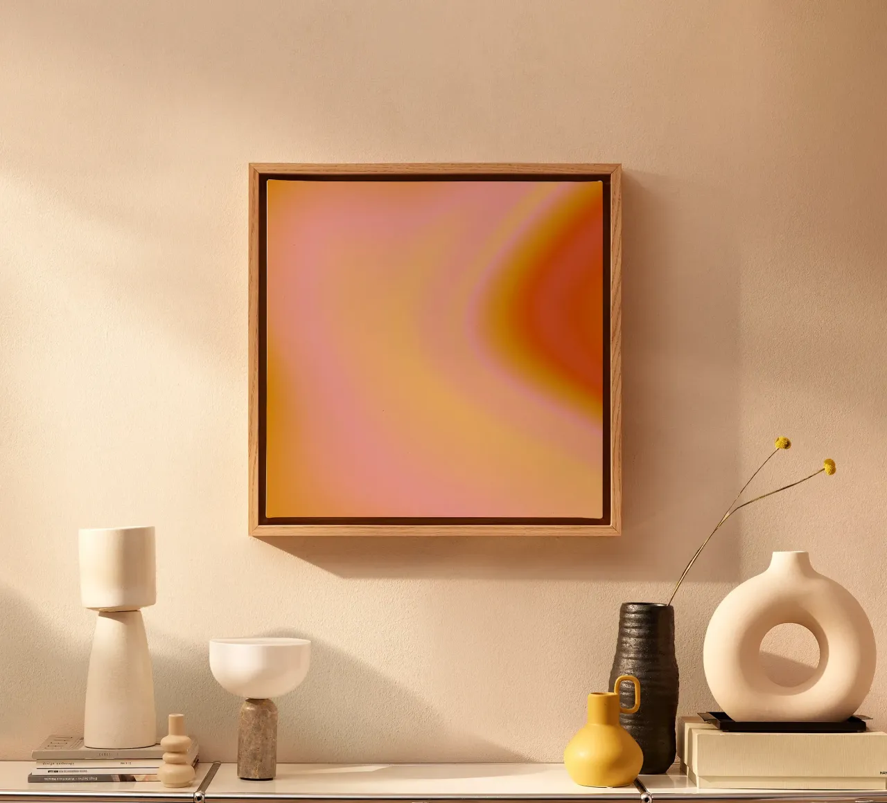 TIGER 8888 canvas with Floater frame by ÂME LIBRE STUDIO