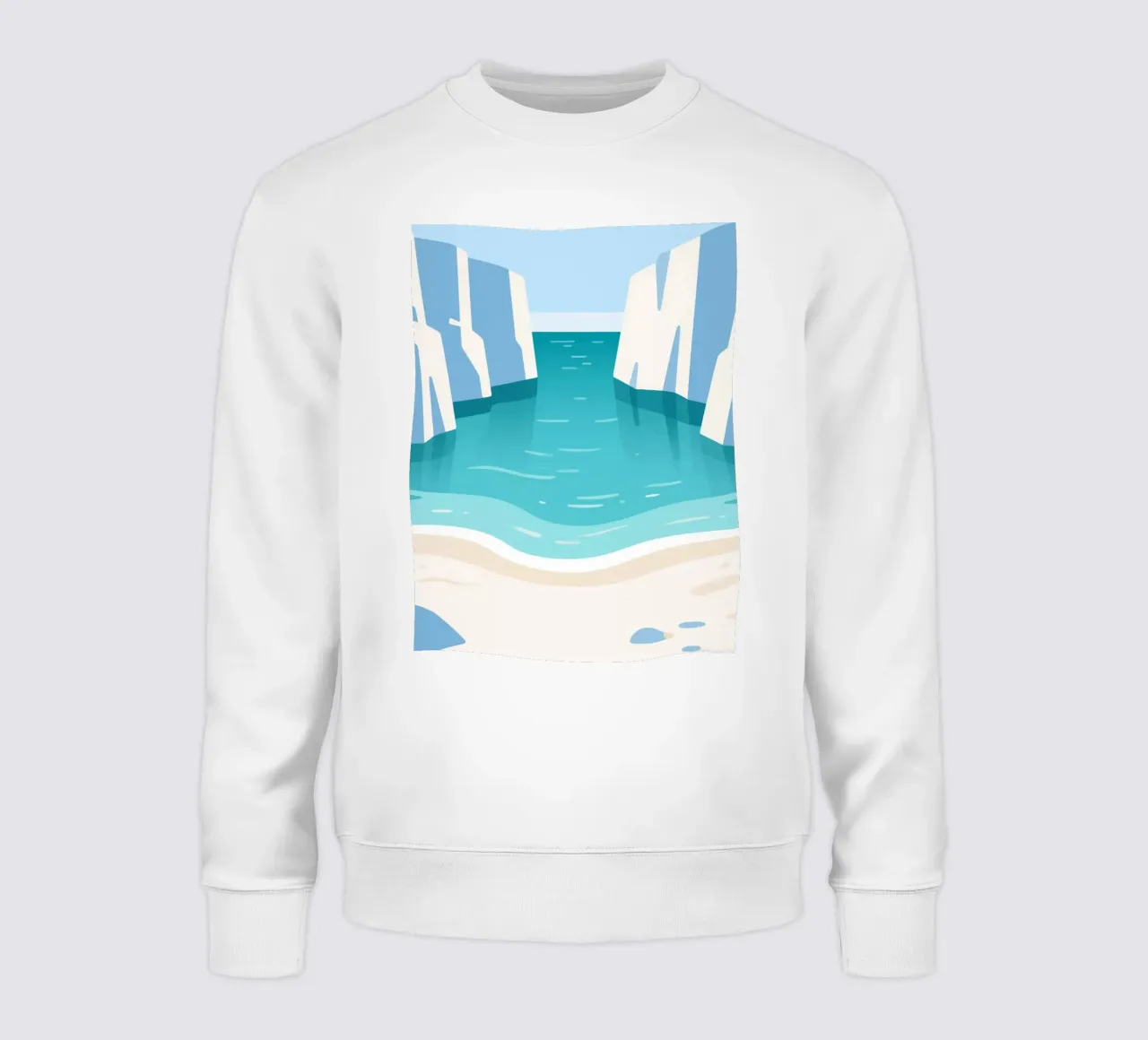 Calm Sea sweatshirt by knowledge