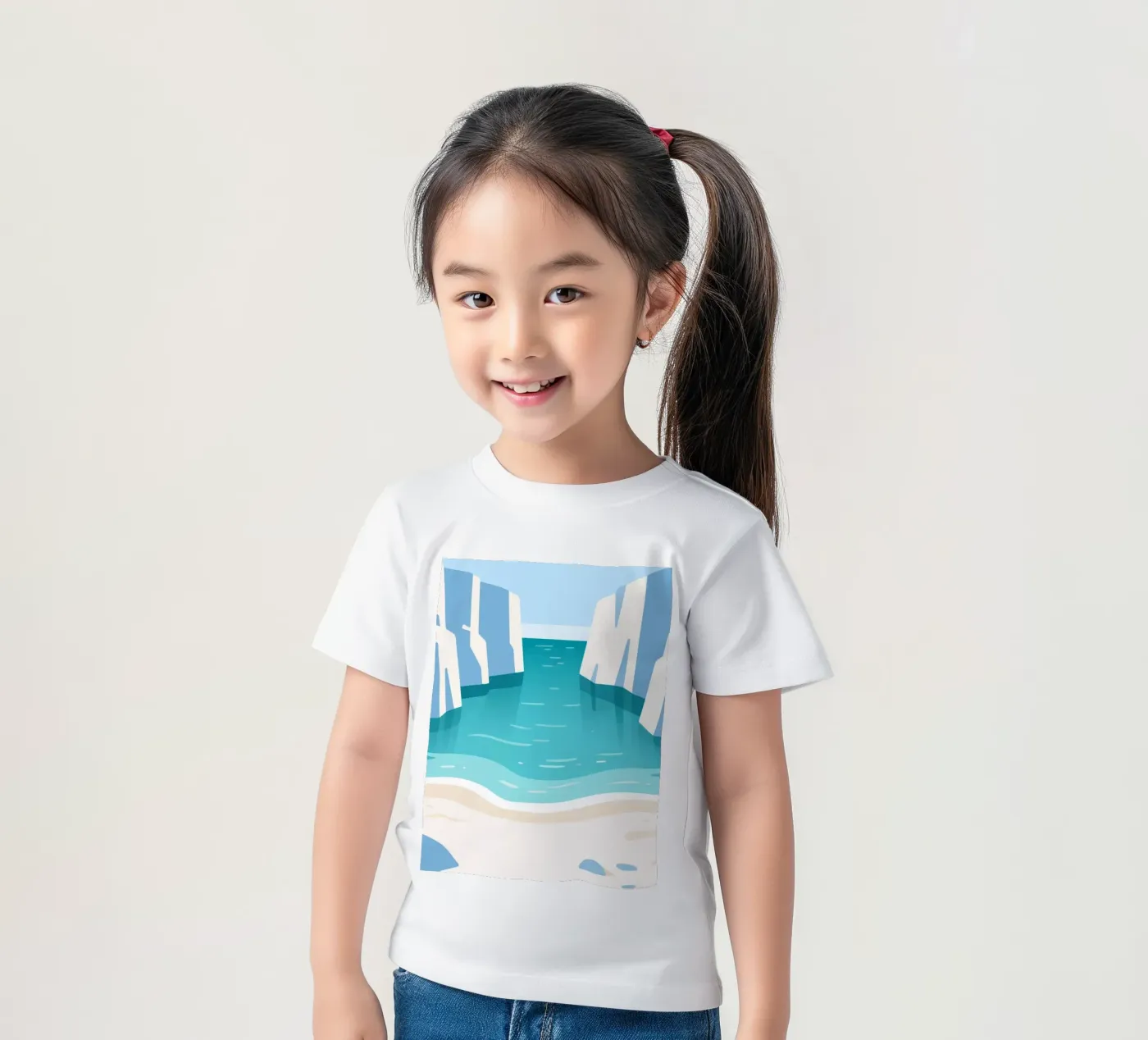 Mare calmo t-shirt bambini da knowledge