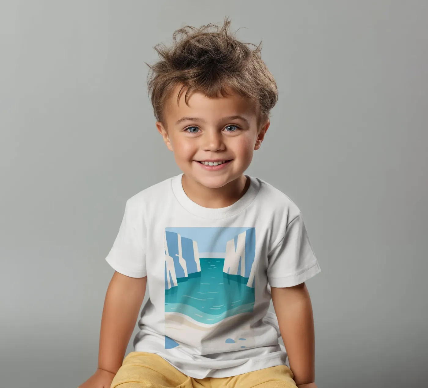 Mare calmo t-shirt bambini da knowledge