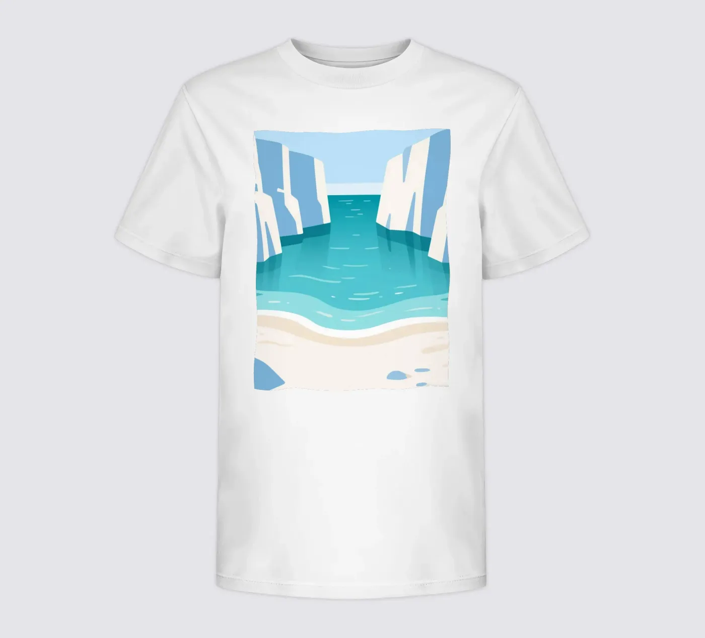 Mare calmo t-shirt bambini da knowledge