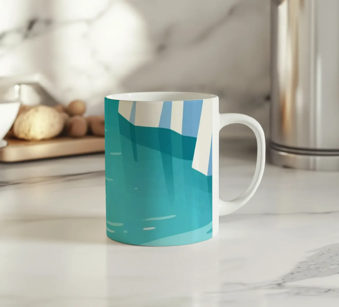 Mare calmo tazza in ceramica da knowledge